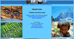 Desktop Screenshot of nepalreisen.info