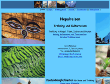 Tablet Screenshot of nepalreisen.info